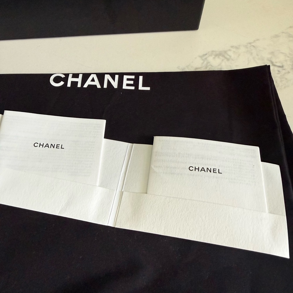 Chanel 2018 Interlocking CC Logo Sherling Mules Women's 36.5 6.5 Brown Black - Picture 3 of 16